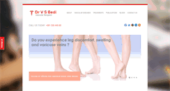 Desktop Screenshot of drbedivascularsurgeon.com